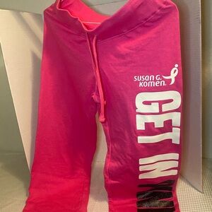 Susan G. Komen Pink Sweatpants